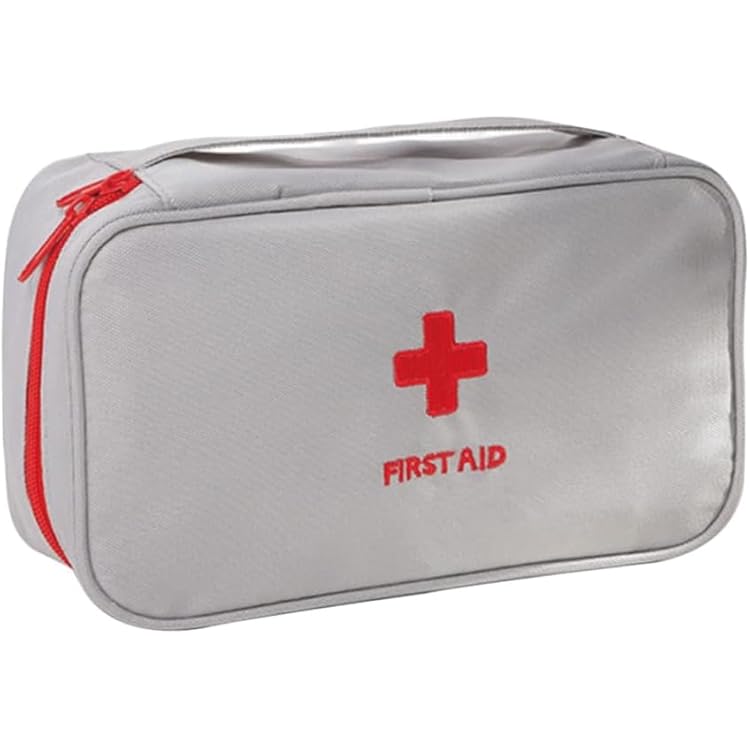 Trousse De Premiers Secours Grise, Vide, Imperméable, Grande Capacité, Sac D'urgence D'extérieur - 8