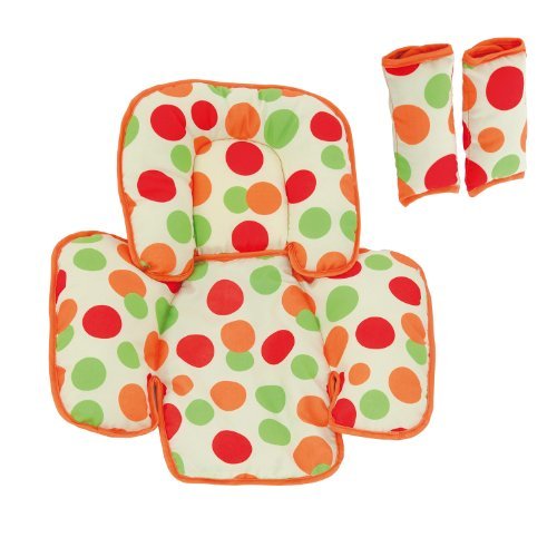 Clevamama ClevaFoam Car Seat Support with 2 Strap Covers