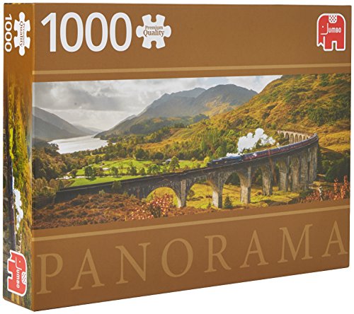 Preisvergleich Produktbild Premium Collection 18521 Glenfinnan-Eisenbahn Panorama Puzzle