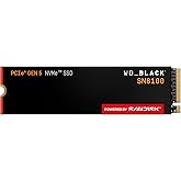 WD_BLACK SN8100 2 TB PCIe 5.0x4 NVMe M.2 SSD, sequential read/write speeds up to 14,900 MB/s/14,000 MB/s, TLC 3D CBA