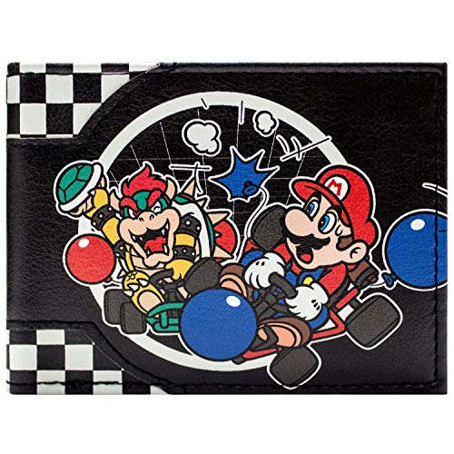 Preisvergleich Produktbild Mario Kart Kampfmodus Portemonnaie Geldbörse Schwarz