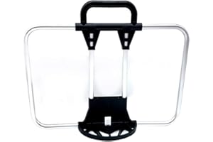 freneci High Strength Bike Front Carrier Porteur Rack Flat Bracket Frame for Brompton Folding Bicycles - Silver