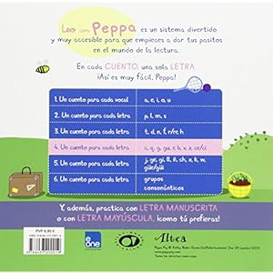 Leo con Peppa 4. Un cuento para cada letra : c, q, g, gu, r -sonido suave-, b, v, z, ce-ci (PEPPA PIG, Band 702106)