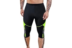 Onsoyours Costume da Bagno Uomo Jammer Nuoto Competizione Shorts Allenamento Mid Length Pantaloni Swim Pantaloncini Sport Trunks