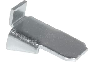 Support pour sols hkb® Lot de 10 vari10 acier chromé enregistrement de rails pour 10 mm avec 5 mm, largeur 10 mm, longueur 18 mm, Fabricant Hettich, Article N ° 77013