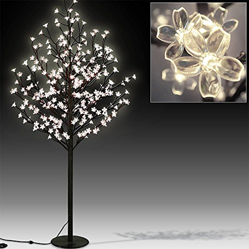 Deuba Kirschblütenbaum LED 220cm 220 LEDs - für Innen und Außen - warmweiß