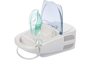 AECEVAN Cool Mist Vaporizer, Inhaler Diffuser Portable Vaporizer Steam Compressor System Kit with Full Mask, 1 Set Accessories Kit for Kids, Adults, Children A