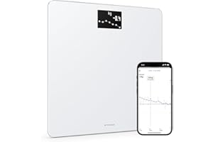 Withings Body - Balance Connectée WIFI avec Suivi du Poids et de l'IMC, Pèse-Personne Numérique avec Synchronisation à l'Application en Bluetooth ou WIFI, Blanc