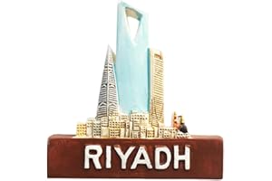 MOIILVCLA Riyadh Arabia Saudyjska magnes na lodówkę pamiątka podróż lodówka dekoracja magnetyczna naklejka ręcznie malowana kolekcja rękodzieła