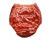 Haian Adult Incontinence Pull-on Plastic Pants Color Transparent Red (XXLarge)