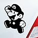 Produktbild Auto Aufkleber in deiner Wunschfarbe für Super Mario Fans Bros 10x7,5 cm Autoaufkleber Sticker Folie
