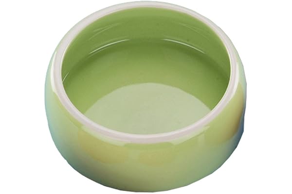 Nobby Mangeoire en Terre Cuite pour Rongeur Vert Diamètre 14,5 cm