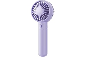 Gaiatop Mini Portable Fan, Powerful Hand Fan Cute Design 3 Speed Personal Small Desk Fan with Base, Lightweight Rechargeable USB Handheld Fan for Girl, Women, Men, Indoor, Outdoor