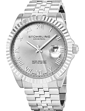 Stuhrling Original Herren-Armbanduhr Symphony Coronet Analog Quarz 599G.01