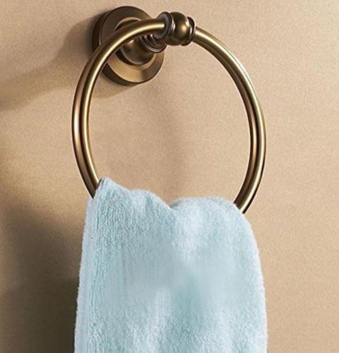 HAOYUXIANG Towel ring, European, antique, aluminum towel ring bathroom pendant, towel rack, rack towel holder