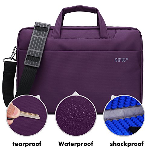 Laptop schultertasche 14 iNeseon Oxford Nylon wasserdichte Notebook-Schultertaschen laptop-Aktentaschen mit Tragegriff   abnehmbarer Schultergurt   zu