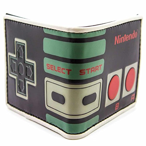 Preisvergleich Produktbild Nintendo NES Retro Schwarz Portemonnaie Geldbörse
