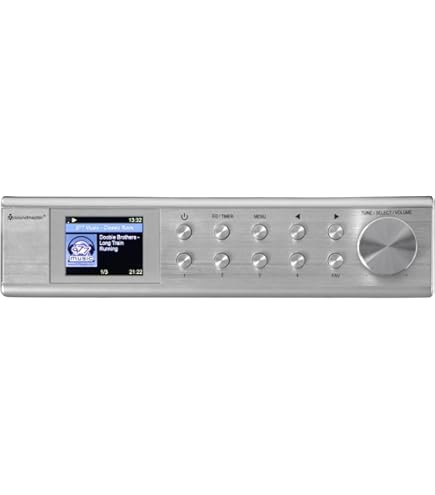 Hama Digitale internetradio, Dab/Dab /FM, inbouwbaar, Bluetooth, wifi, netvoeding, 2,4 inch kleurendisplay, luidspreker 5 W, wekker, USB-C, hoofdtelefoonuitgang, 3,5 mm jack-ingang - zwart