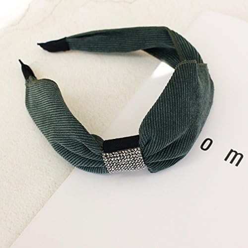 MultiKing Headband Fabric headband sweet cute big bow hairpin adult hair with wild lady diamond headband, B