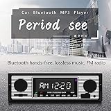  Bluetooth Autoradio MP3 Player Stereo USB AUX Oldtimer Stereo Audio