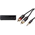 Sony STRDH190.CEK 2 Channel Amplifier with Phone Input and Bluetooth - Black & Amazon Basics 3.5mm to 2-Male RCA Adapter Cable - 2.4m / 8 Feet
