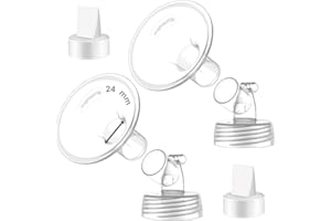 Maymom Zestaw kołnierzy MyFit 24 mm osłona szerokokątne złącze Duckbill Kompatybilny z pompą Spectra S2 Spectra S1 nieoryginalne akcesoria Spectra S2 nie OEM Spectra Części pompy Spectra Kołnierz