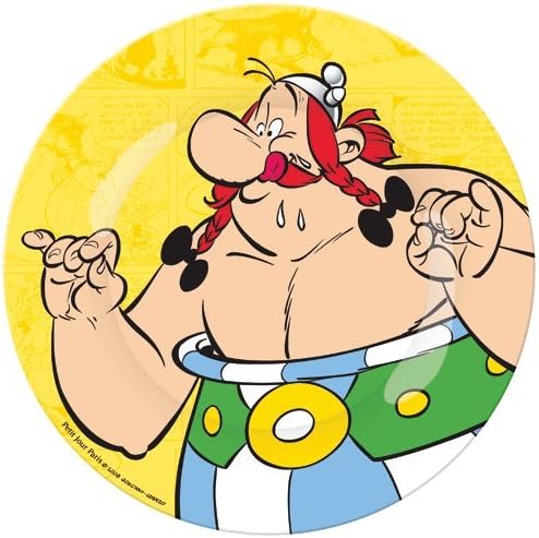 Obelix Round Melamine Plate - 20cm