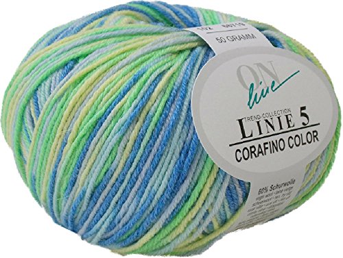 ONline Linie 5 Corafino und Corafino Color - Merino+Polyacryl - Babywolle color 102