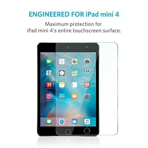 iPad Mini 4 Schutzfolie – Anker GlassGuard Premium Kristallklarer Hartglas Displayschutz für Apple iPad Mini 4 (Nicht kompatibel mit iPad mini / 2 / 3) - 2