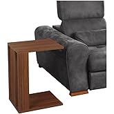 Pacific Home Single Multi-Purpose Wheeled Coffee Table, Sofa Stand, Walnut