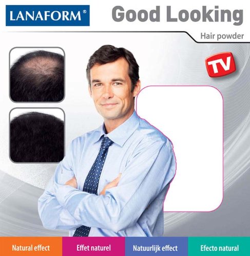 Lanaform Good Looking Hair Powder Black Spray/ Powder