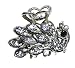 Small Metal Jaw Clip Decorated with Crystals in the Design of a Phoenix U86420-0289crystal