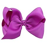 Oyedens Big Bow Hairpins Hair Clips for Children Kids Girls Hair Accessories (Purple)