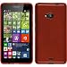 Produktbild PhoneNatic Case für Microsoft Lumia 535 Hülle Silikon rot brushed + 2 Schutzfolien