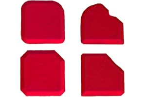 Tectool 18680 Joint Ass Standard - Juego de 4 piezas para alisar lechada