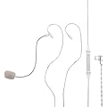 Linsoul Kiwi Ears S-Link Type-C câble,pour IEM écouteurs de jeu avec DAC+DSP,double micro(perche amovible+intégré),commande 3 modes,1,2 m à 2 broches plaqué argent pour joueurs mobiles