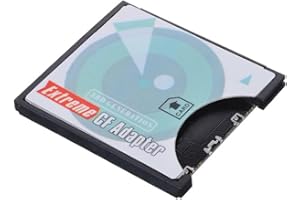 NFHK Adaptador de tarjeta de memoria SD SDHC SDXC a flash compacto de alta velocidad CF tipo I