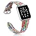 Produktbild Fintie Armband für Apple Watch 40mm/38mm Series 4/3/2/1 - Lederarmband Uhrenarmband Ersatzband mit Edelstahl-Metallverschluss, Liebesbaum