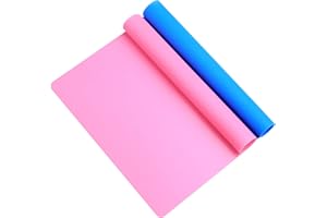 HEOZHUYI 2 Stück Silikonmatten für Epoxidharz, 30x40 cm Große Silikonplatte für Handwerk, Silikon Unterlage Antihafte, Tischmatte für Handwerk, Resin, Gießharz, Kunsthandwerk, Schmuckherstellung