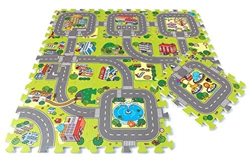 Brigamo Stadt Puzzlematte, Spielmatte unendlich erweiterbar! - 4