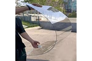 SH000AD Láminas de Plástico de Policarbonato,Protección UV Paneles de Techo de Transparente,Toldo Cubierta de Policarbonato a Prueba de Lluvia para Invernaderos,Exteriores,Cocheras (WxL: 1.2x2m)