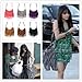 Fashionwu Celebrity Tassel Suede Fringe Shoulder Messenger Bag Brown