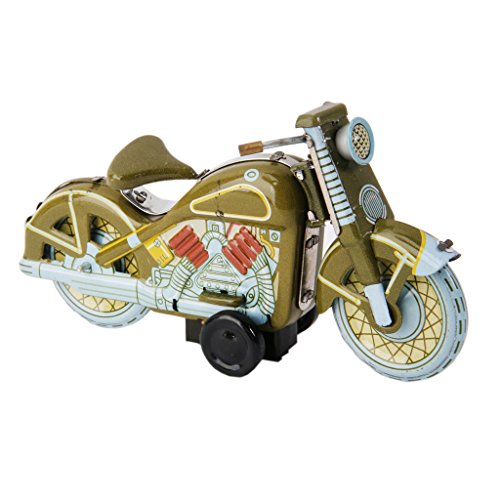 Preisvergleich Produktbild Eingereicht Gruenen Motorrad Modell Ein Uhrwerk Kinder Spielen Blechspielzeug Sammlerstueck