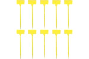 OUNONA Marcatori per Piante Impermeabile di 30 CM in Giallo 10 PCS