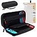 Produktbild OIZEN Tasche für Nintendo Switch, Harte Reise Tragetasche Switch Hülle Case mit größerem Speicherplatz für 20 Spielekarten und Display Schutzfolie Joycon Silikon Case