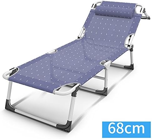Loungers DUO Multifunctional Folding Sheets Office Siesta Simple Invisible Beach Siesta Bed Recliner Home Bold Tube Solid Durable Breathable Cool (Color : A)