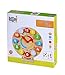 Lelin Children Kids Wood Wooden Learning 24 Hour Clock Creative Education Toy