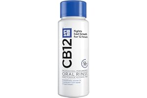 CB12 Mint Menthol Mouthwash, Enamel Strengthening, Pleasant Breath For 12 Hours, 250 ml