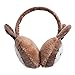 Cute Rabbit Kids Earmuff Durable Winter Baby Earflap Keep Warm with Plush Brown