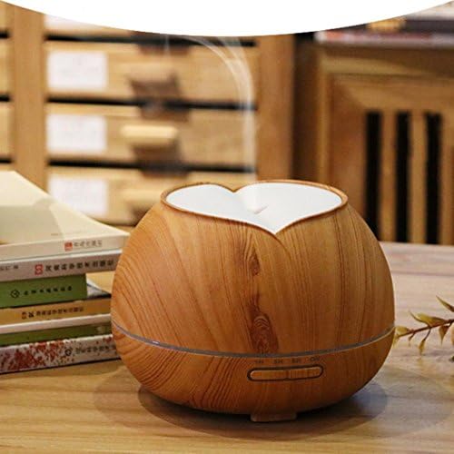 alikey 7 Colour LED Cool Mist Aroma Ultrasonic Aromatherapy Diffuser Aroma Diffuser Air Humidifier – Auto Power Off 400ml, white